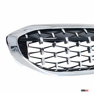 BMW 3 Series Grill - Omac - M-Tech Diamond - Silver - 2019-2025